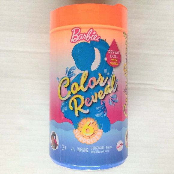 2 Barbie Color Reveal Chelsea Doll Orange Tube w/ 6 Surprises Sunny N Cool Serie - Picture 2 of 11